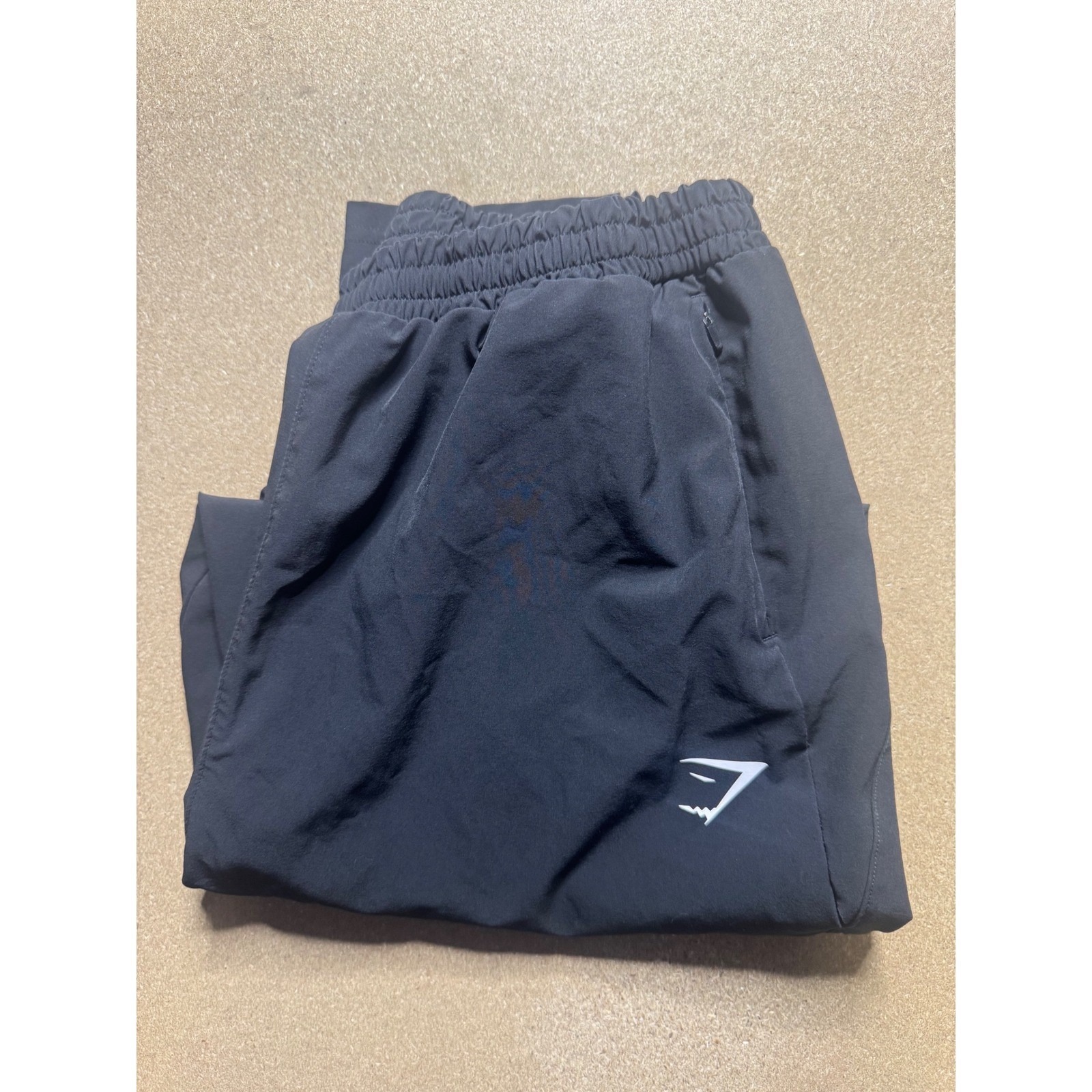 Gymshark Woven Training Joggers Lightweight Athletic Pants Black Mens